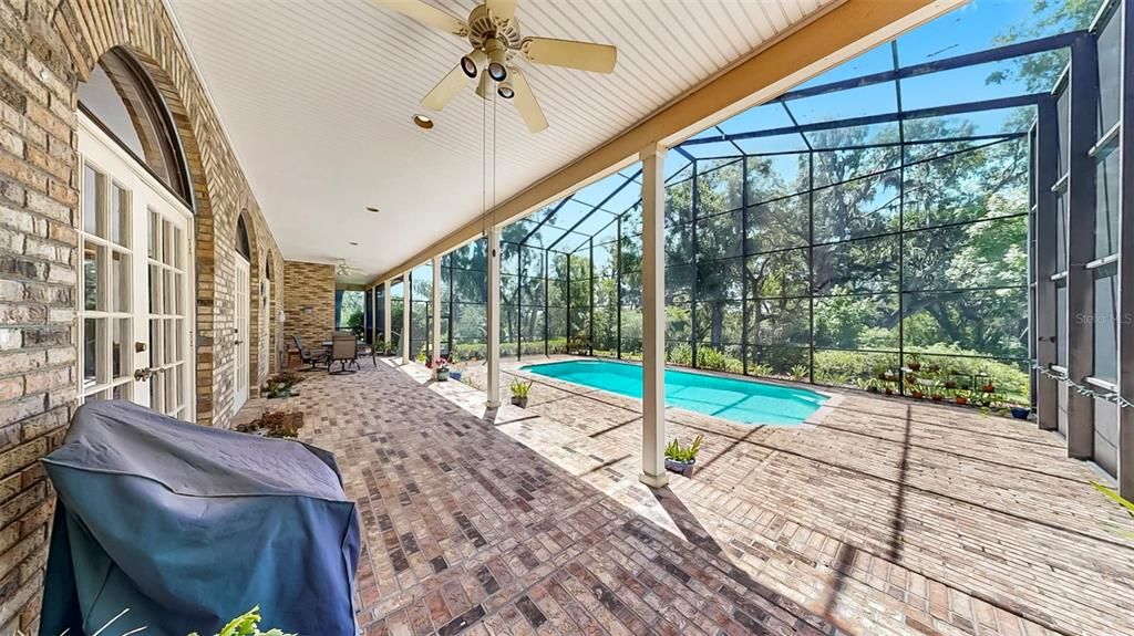 Glass Ceilings, Interior, Pool, Stone Walls, Sun Room