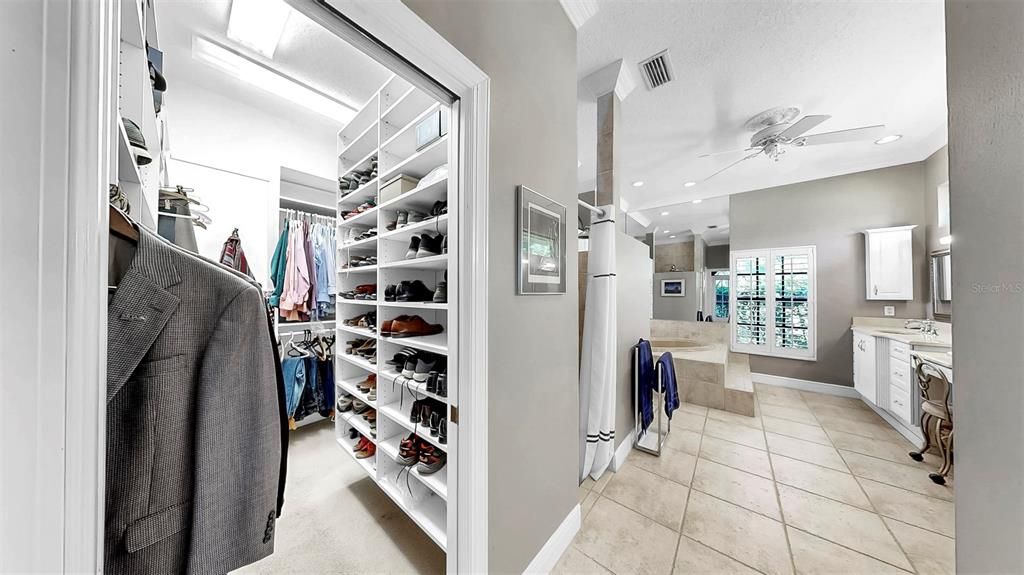 Bathroom, Interior, Recessed Lighting, Walk-in Closets