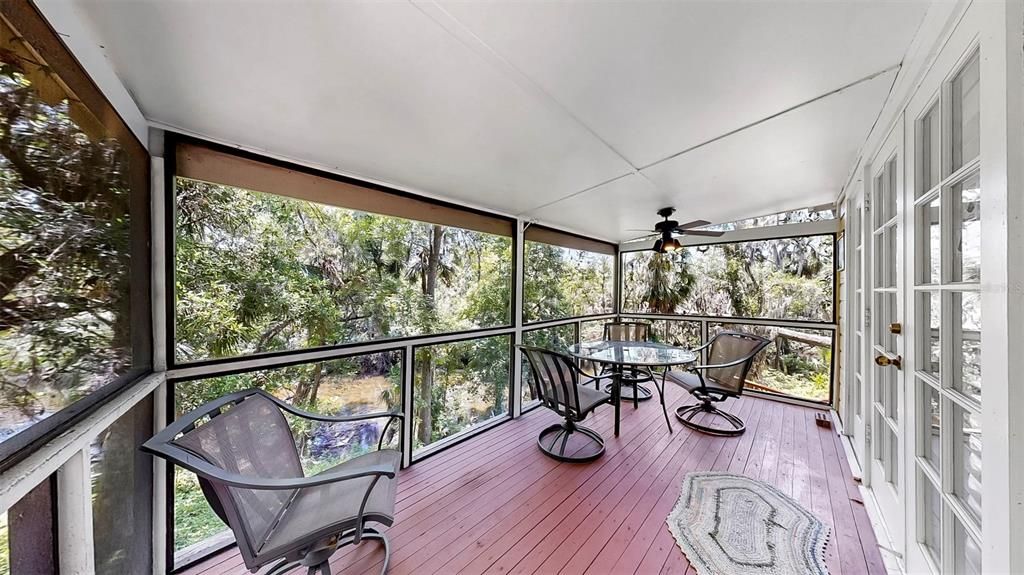 Interior, Sun Room, Wood Texture Flooring