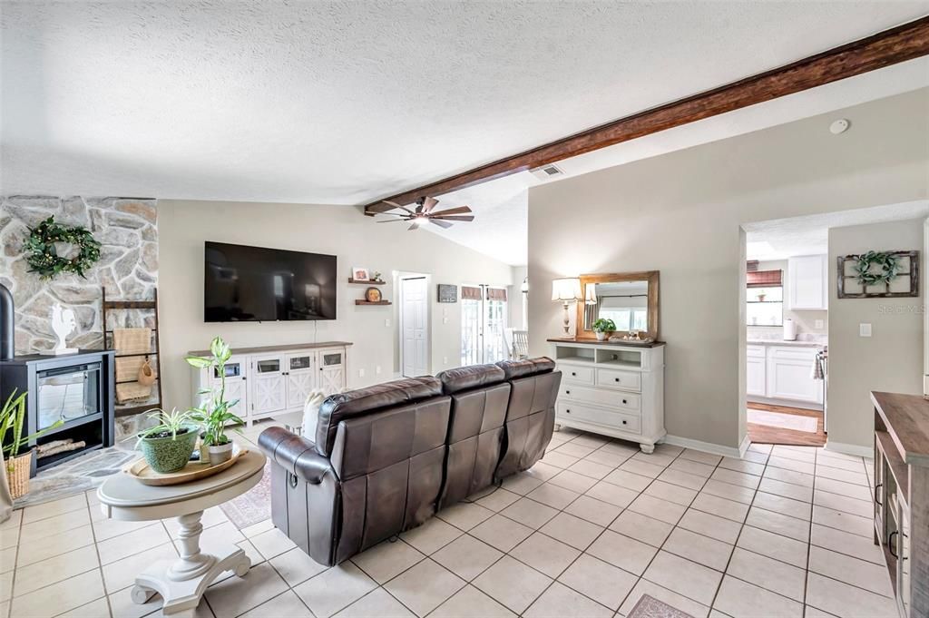 Home Theatre Room, Fireplace, Interior, Living room