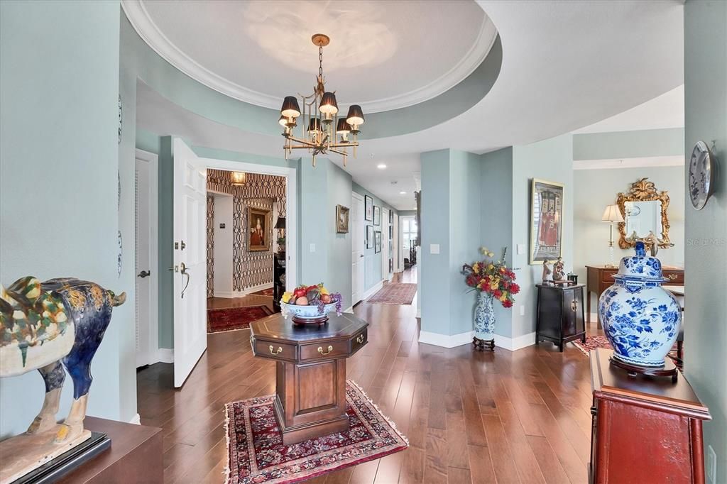 Chandelier, Interior, Pendant Lights, Recessed Lighting, Wood Texture Flooring