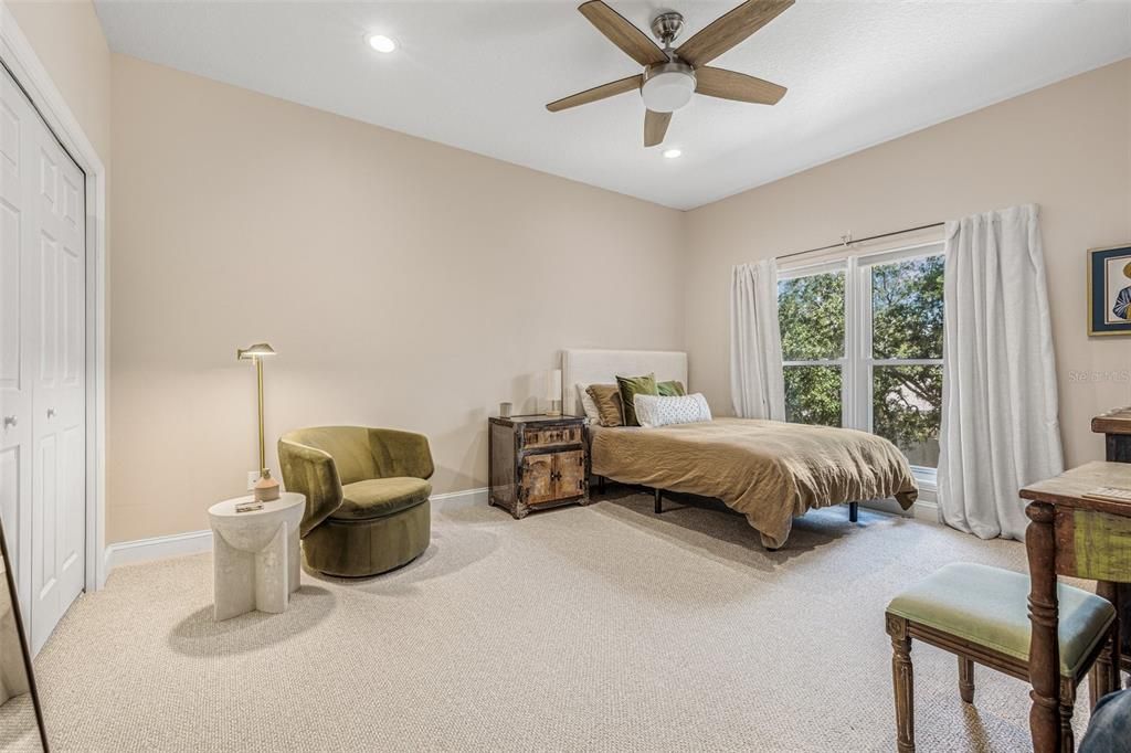 Bedroom, Interior, Recessed Lighting