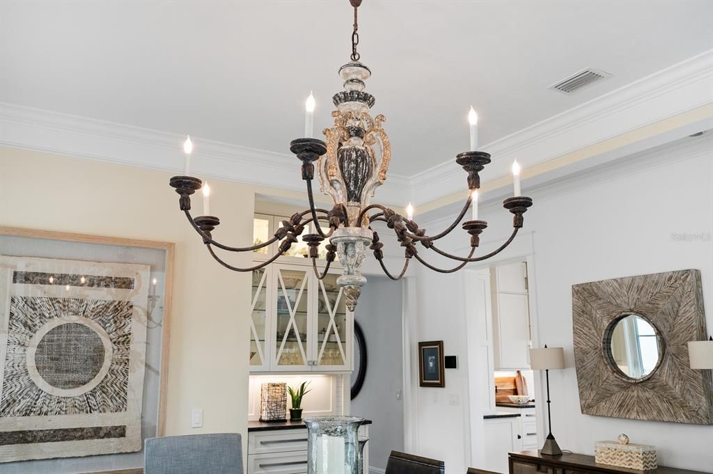 Chandelier, Interior, Recessed Lighting