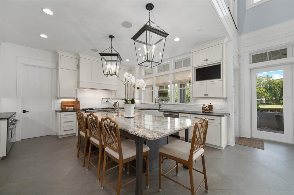 Interior, Kitchen, Pendant Lights, Recessed Lighting