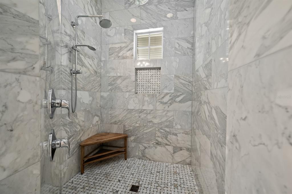 Bathroom, Interior, Marble Walls