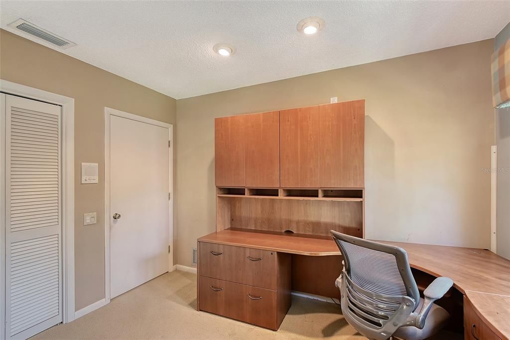 Home Office, Interior, Recessed Lighting