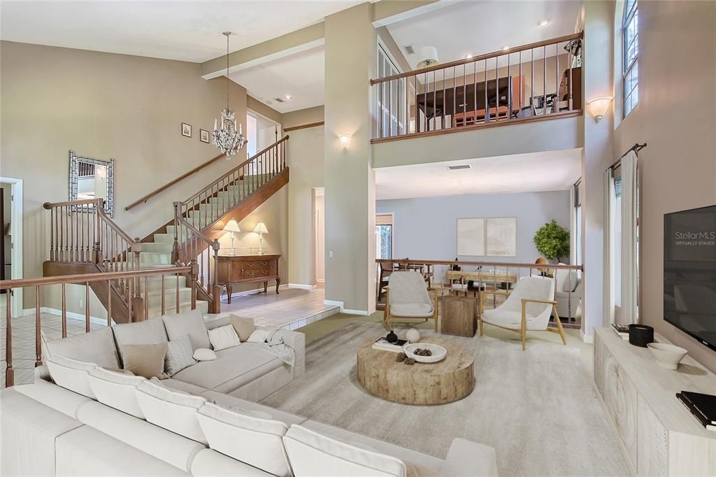 Chandelier, Dining room, Interior, Living room, Recessed Lighting