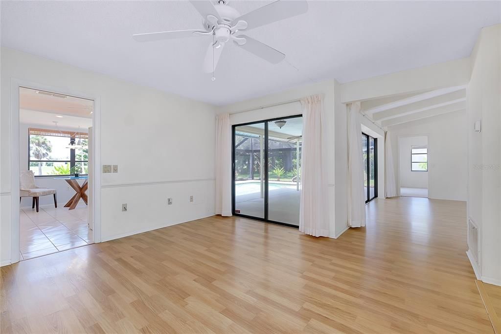 Empty room, Interior, Wood Texture Flooring