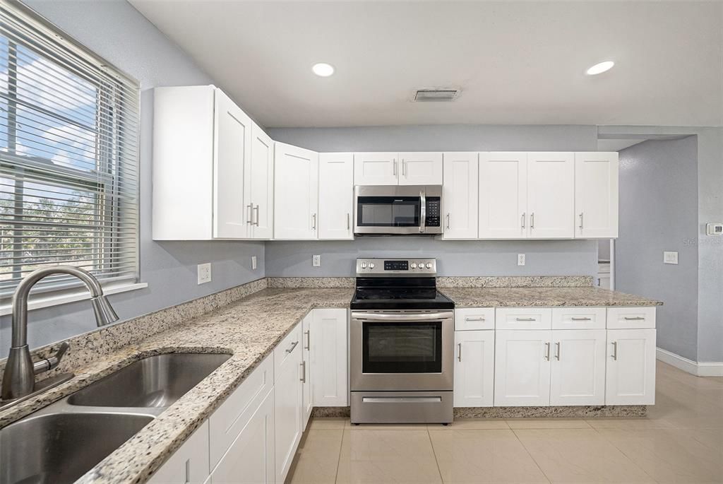 Interior, Kitchen, Recessed Lighting, Stainless Steel Appliances