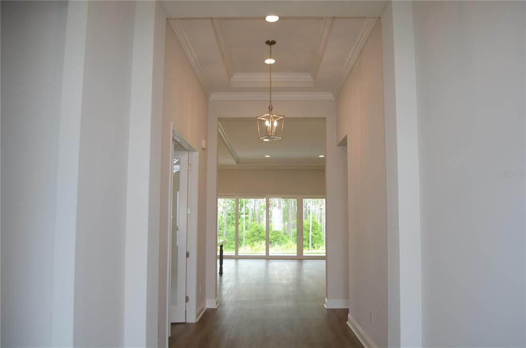 Interior, Pendant Lights, Recessed Lighting, Wood Texture Flooring