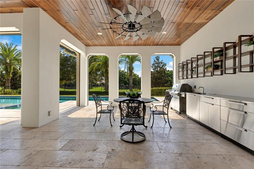 Exterior, Pool, Wooden Ceilings