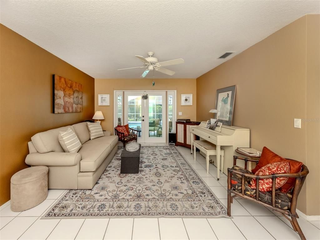 Interior, Living room, Piano