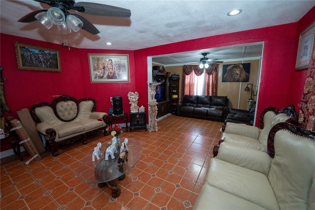 Interior, Living room, Recessed Lighting