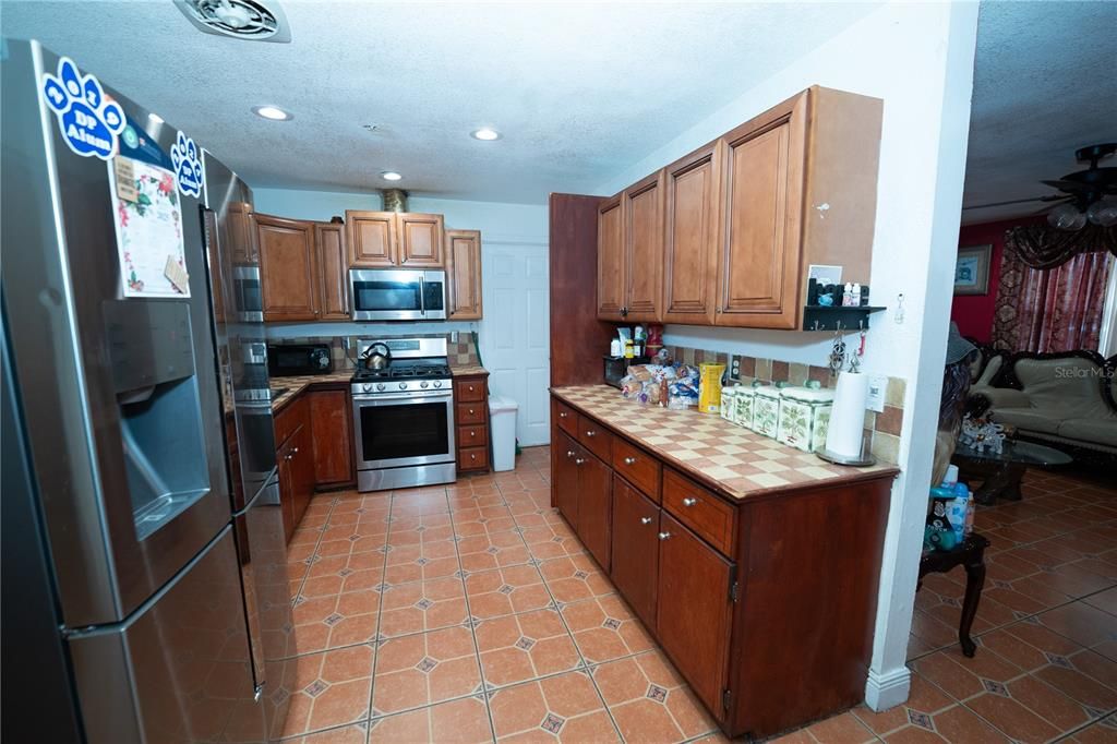 Interior, Kitchen, Recessed Lighting, Stainless Steel Appliances