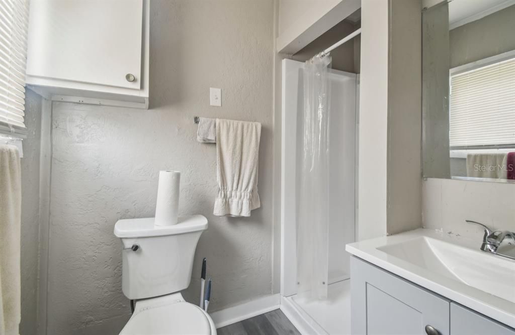 Bathroom, Interior, Wood Texture Flooring