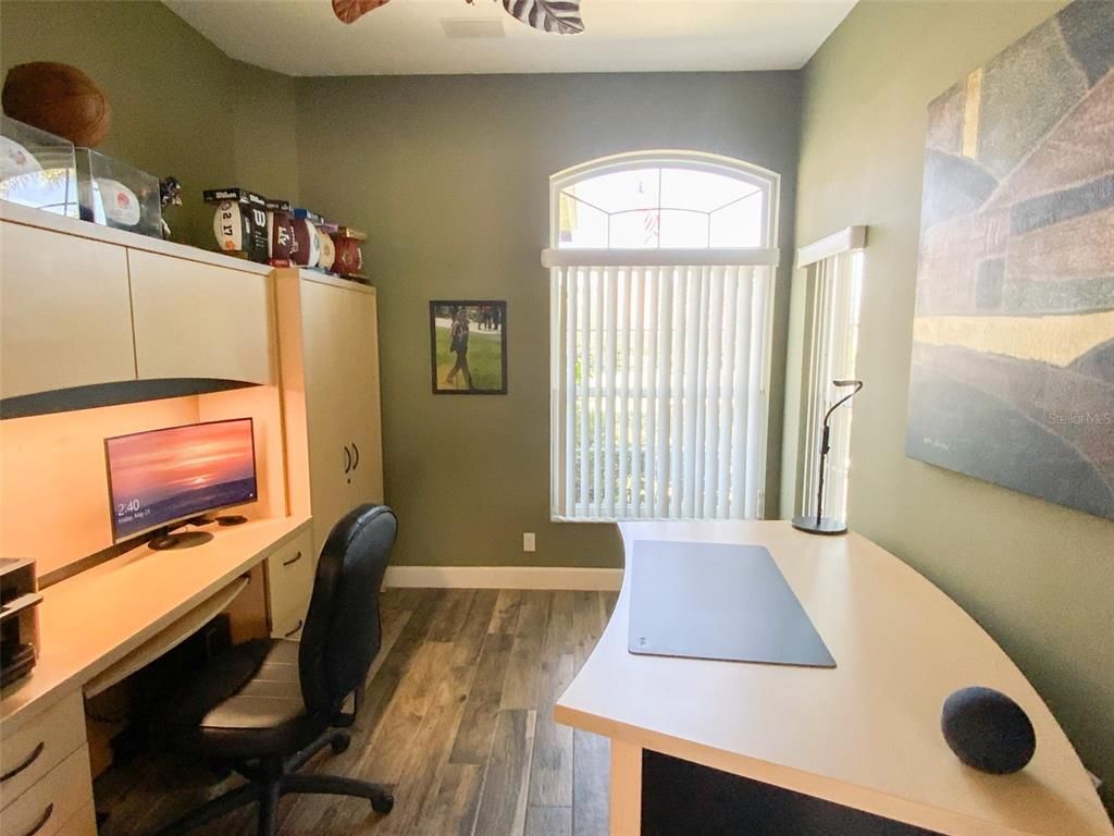 Home Office, Interior, Wood Texture Flooring