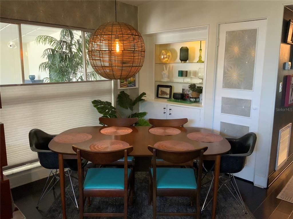 Dining room, Interior, Wood Texture Flooring
