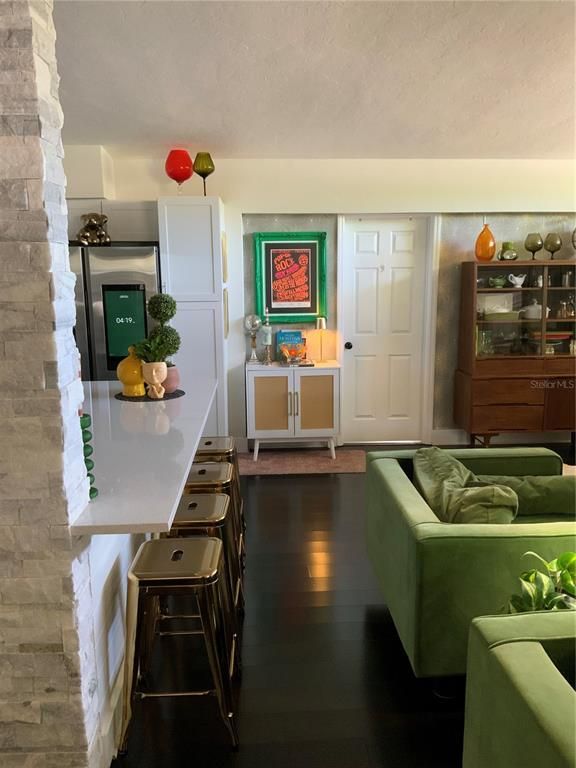 Interior, Kitchen, Wood Texture Flooring