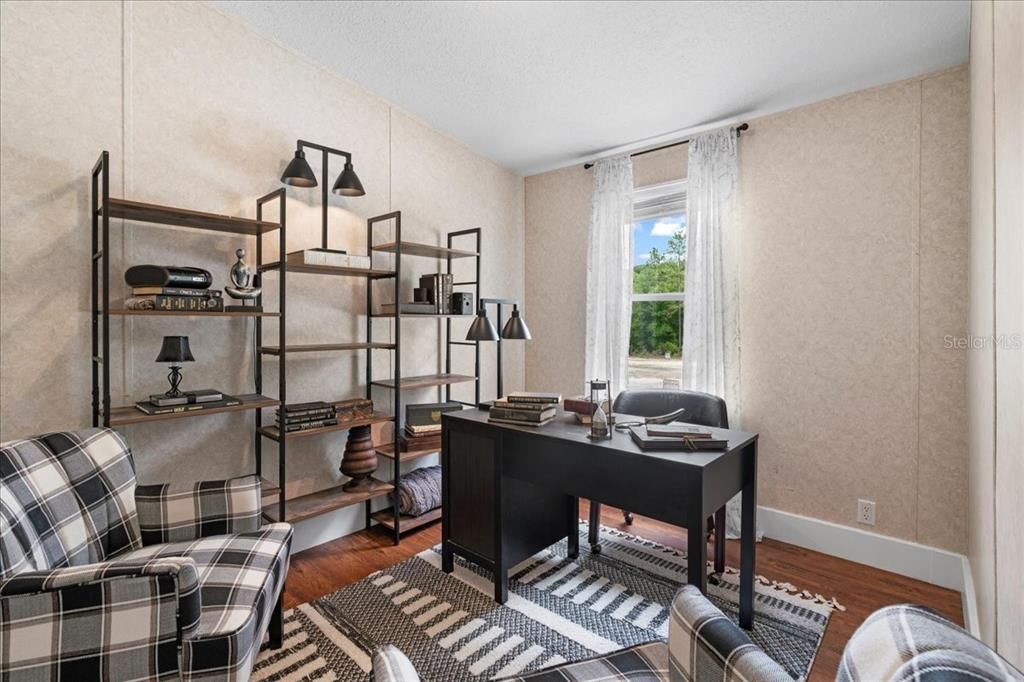 Home Office, Interior, Wood Texture Flooring