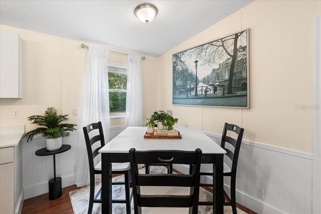 Dining room, Interior, Wood Texture Flooring