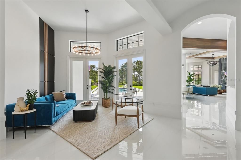 Chandelier, Interior, Living room, Pendant Lights, Recessed Lighting