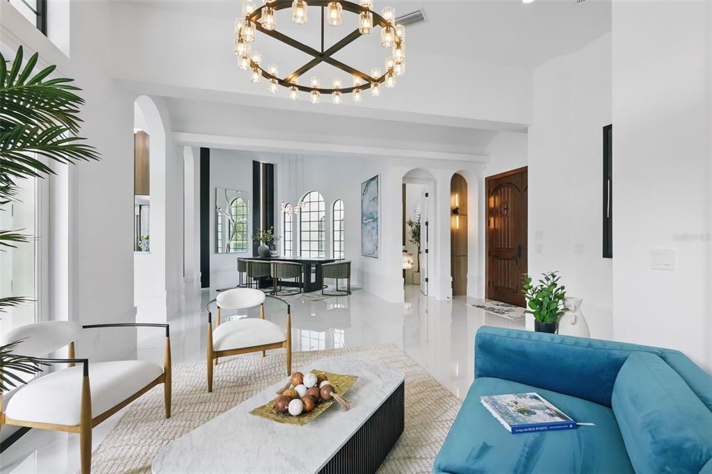 Interior, Living room, Pendant Lights
