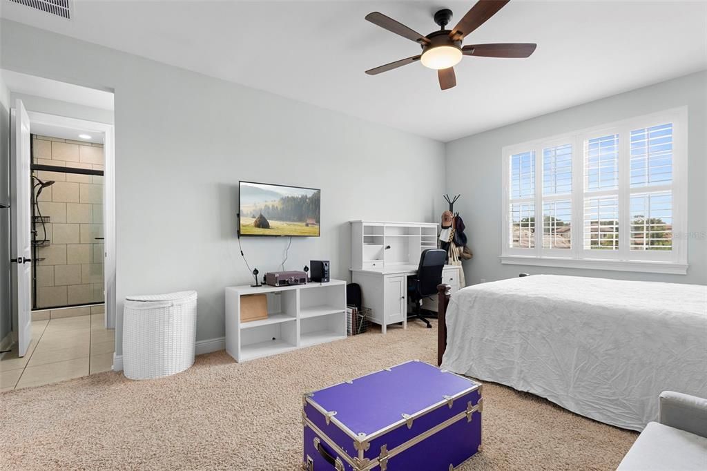 Bedroom, Home Office, Interior, Recessed Lighting
