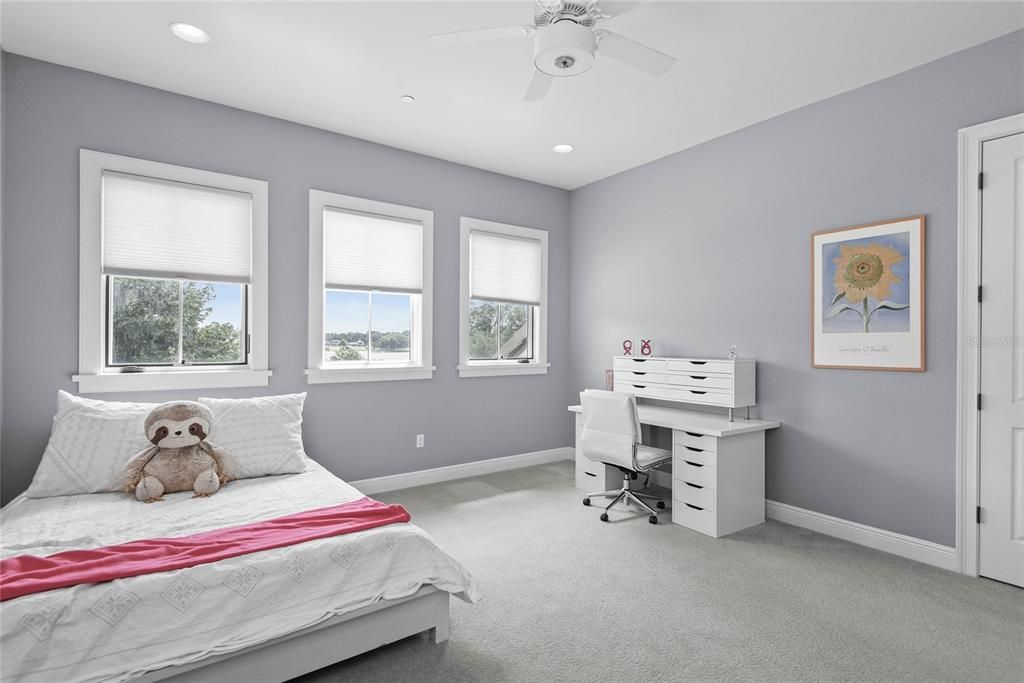 Bedroom, Home Office, Interior, Recessed Lighting