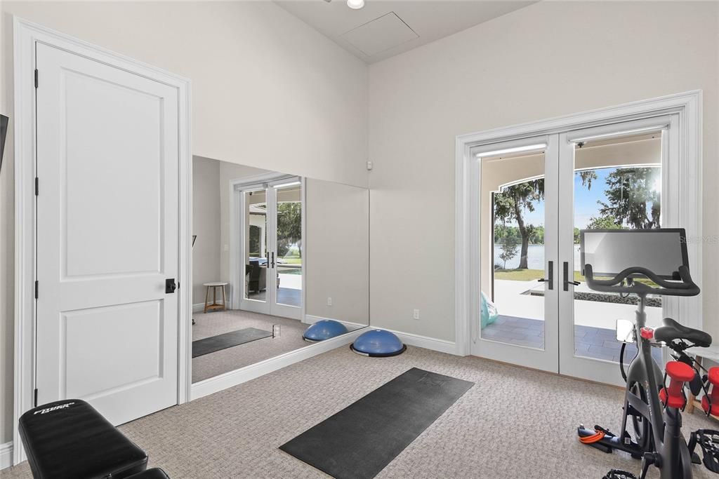 Fitness Equipment, Interior, Recessed Lighting