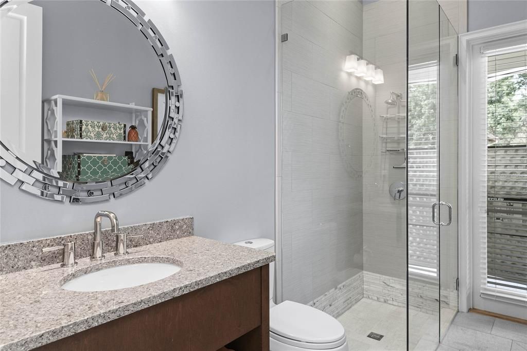 Bathroom, Glass Shower, Interior