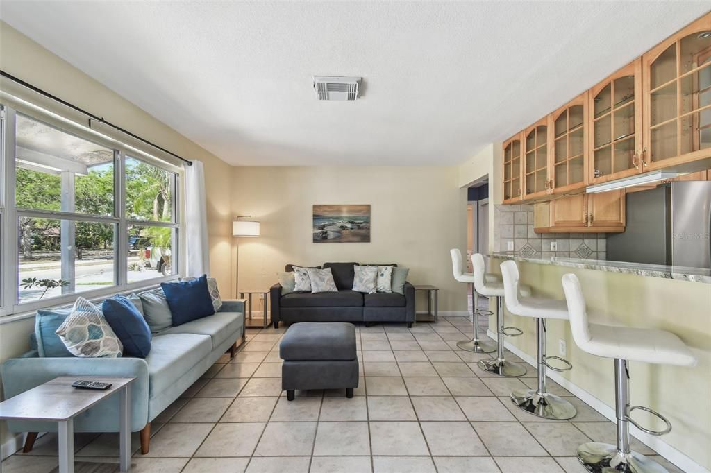Interior, Kitchen, Living room, Stainless Steel Appliances