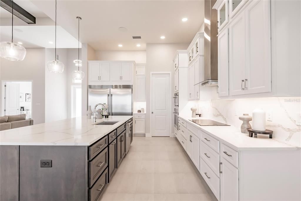 Interior, Kitchen, Pendant Lights, Recessed Lighting