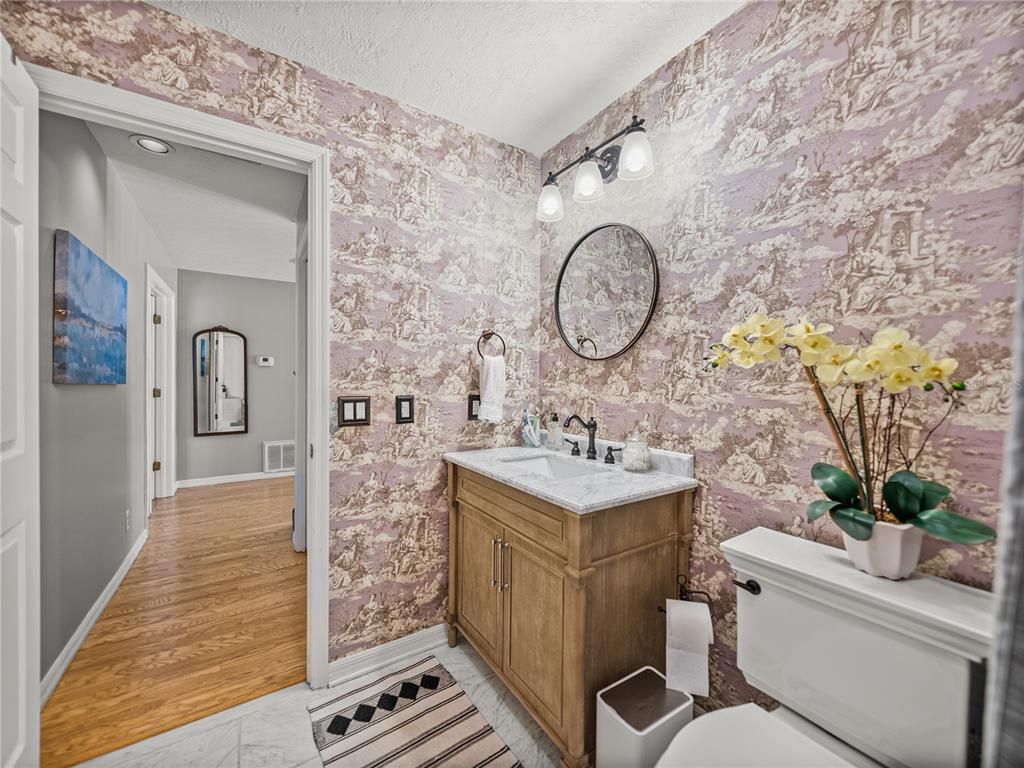 Bathroom, Interior, Wood Texture Flooring