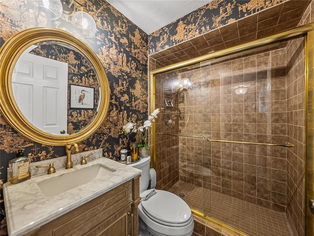 Bathroom, Glass Shower, Interior