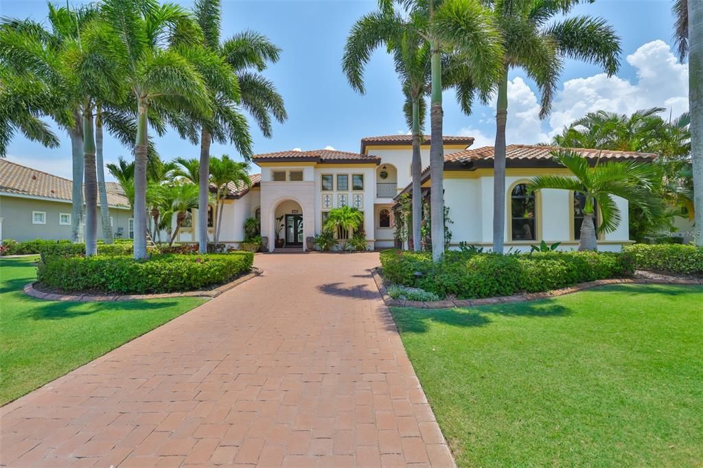 Backyard, Exterior, Facade, Spanish Mediterranean