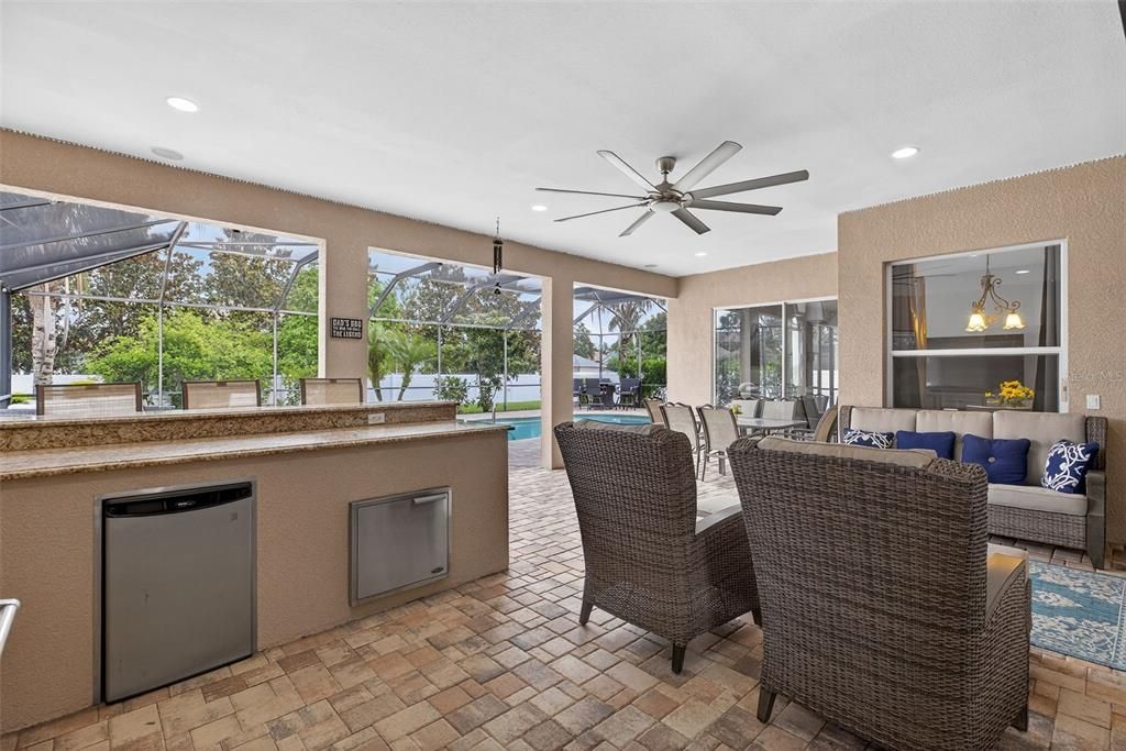 Dining room, Glass Ceilings, Interior, Living room, Pool, Recessed Lighting, Sun Room
