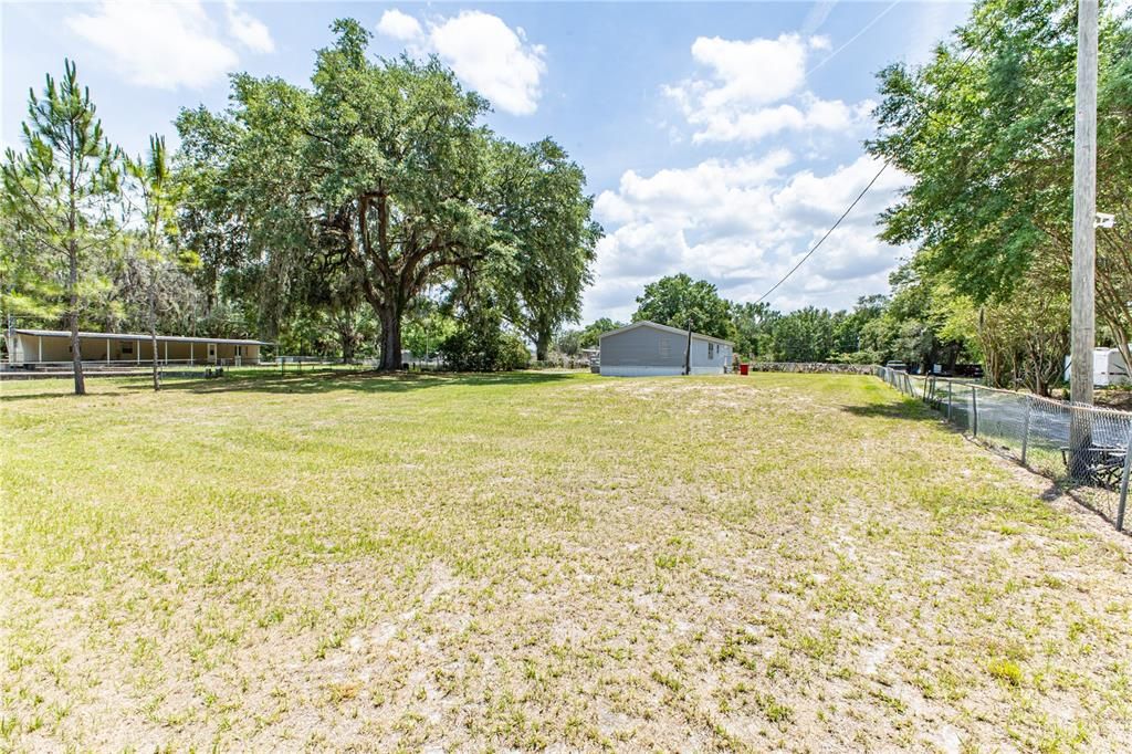 Backyard, Detached Garage, Exterior