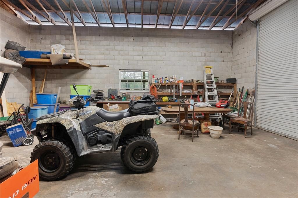Garage, Interior, Stone Walls