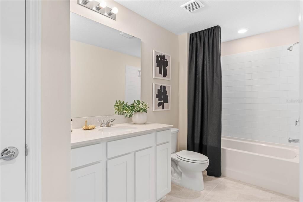 Bathroom, Interior, Recessed Lighting