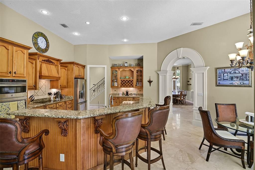 Chandelier, Dining room, Interior, Kitchen, Recessed Lighting