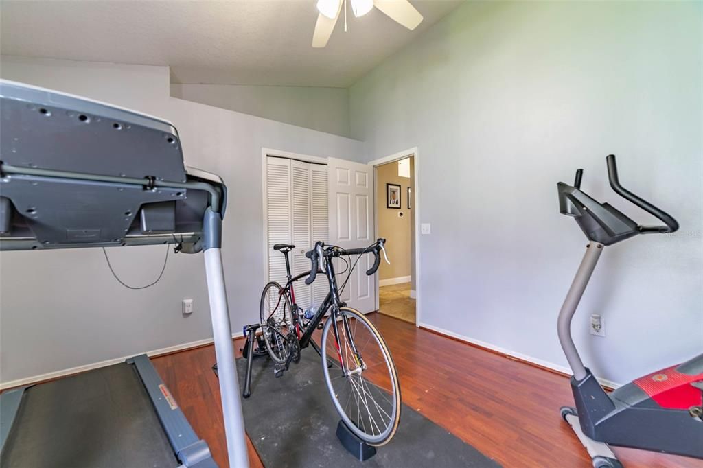 Fitness Equipment, Interior, Wood Texture Flooring