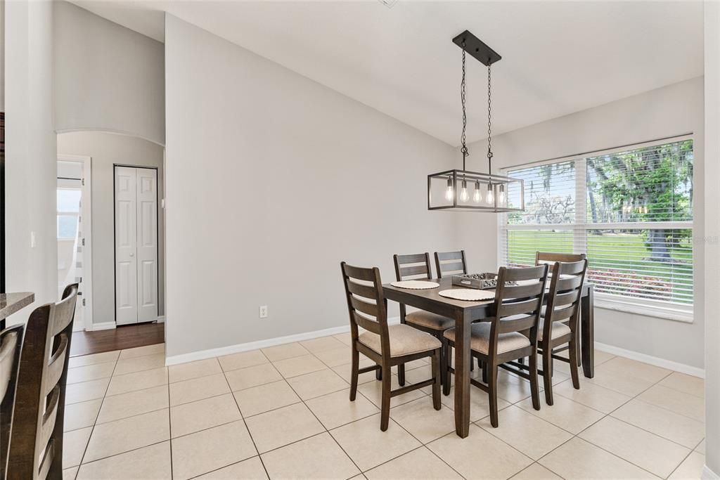Dining room, Interior, Pendant Lights