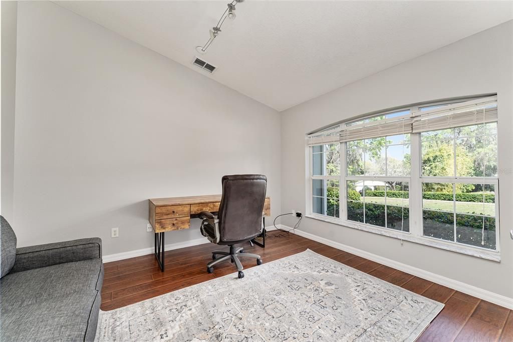 Home Office, Interior, Wood Texture Flooring