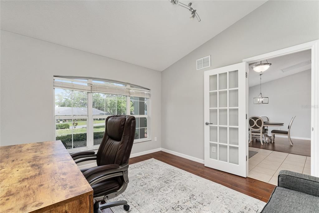 Home Office, Interior, Wood Texture Flooring