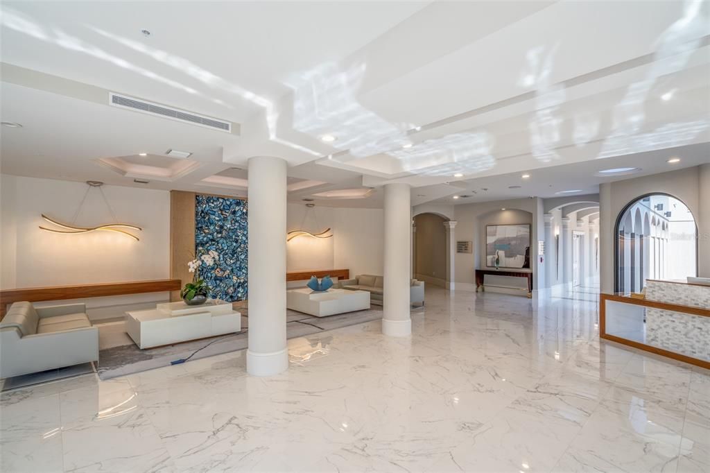 Interior, Living room, Marble, Recessed Lighting