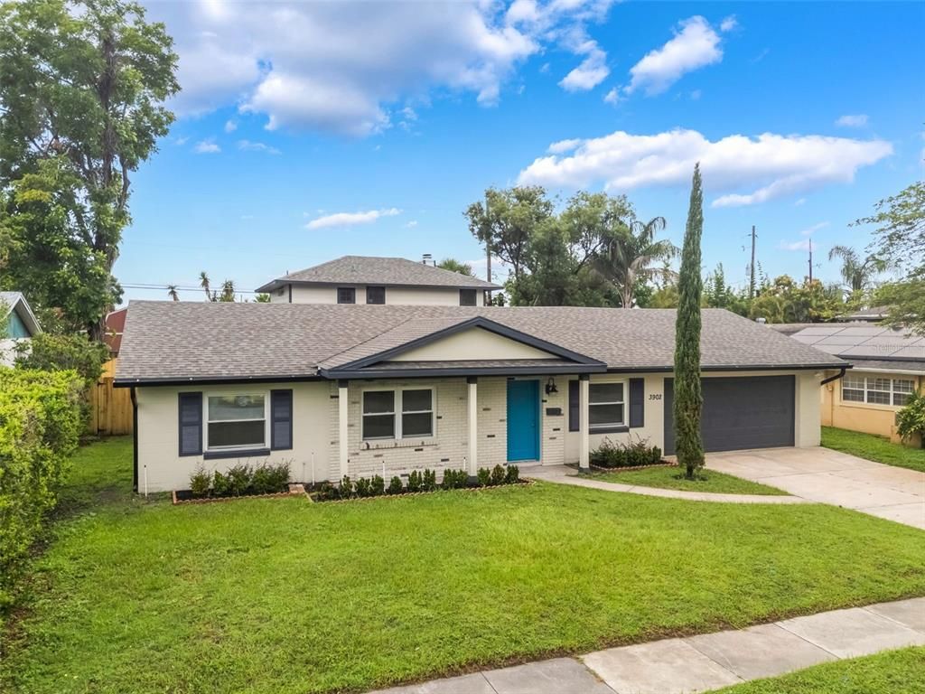 Attached, Backyard, Exterior, Facade, Ranch
