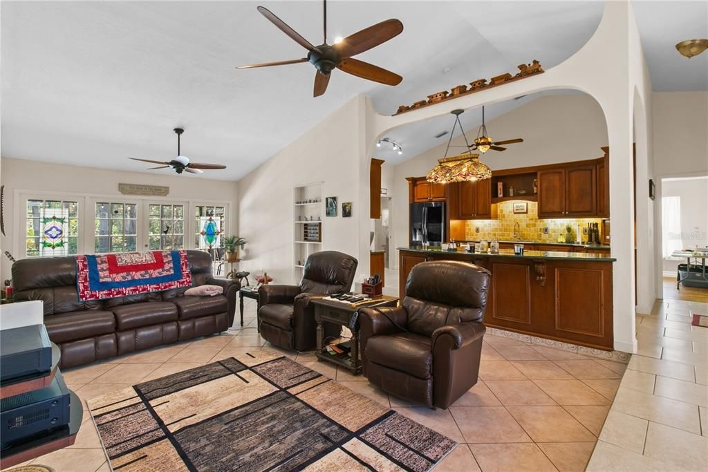 Interior, Kitchen, Living room, Pendant Lights