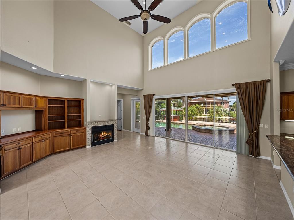 Fireplace, Interior, Recessed Lighting
