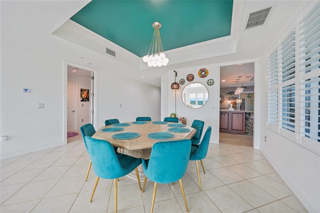 Dining room, Interior, Pendant Lights