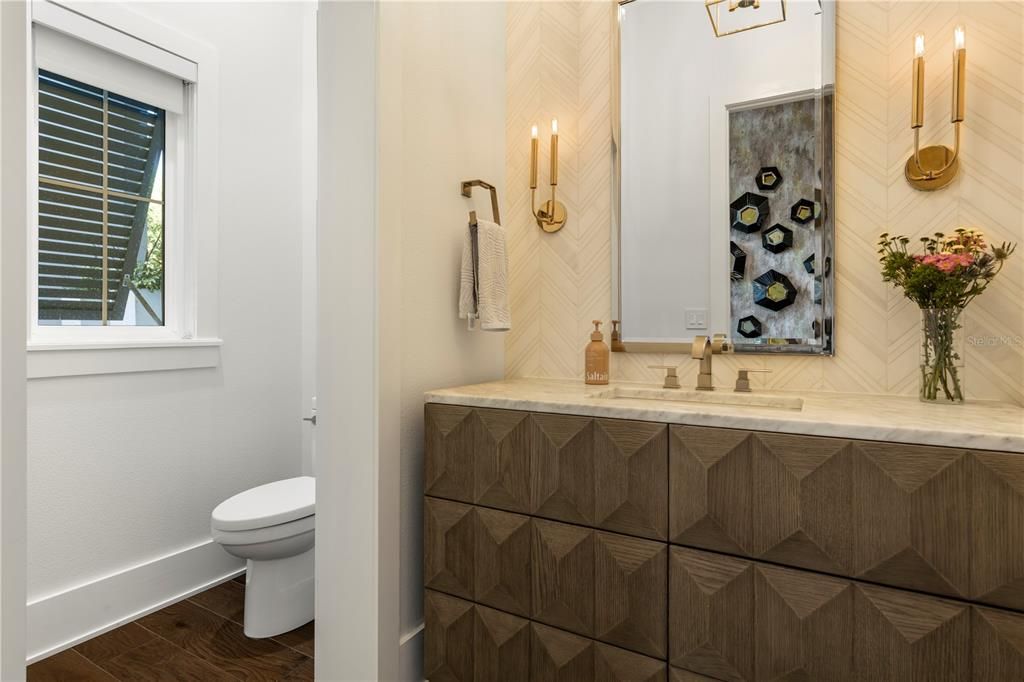 Bathroom, Interior, Wood Texture Flooring